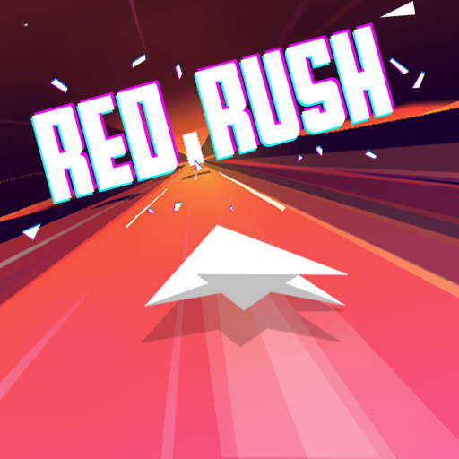 Red Rush cover showing a fast red arcade reflex challenge